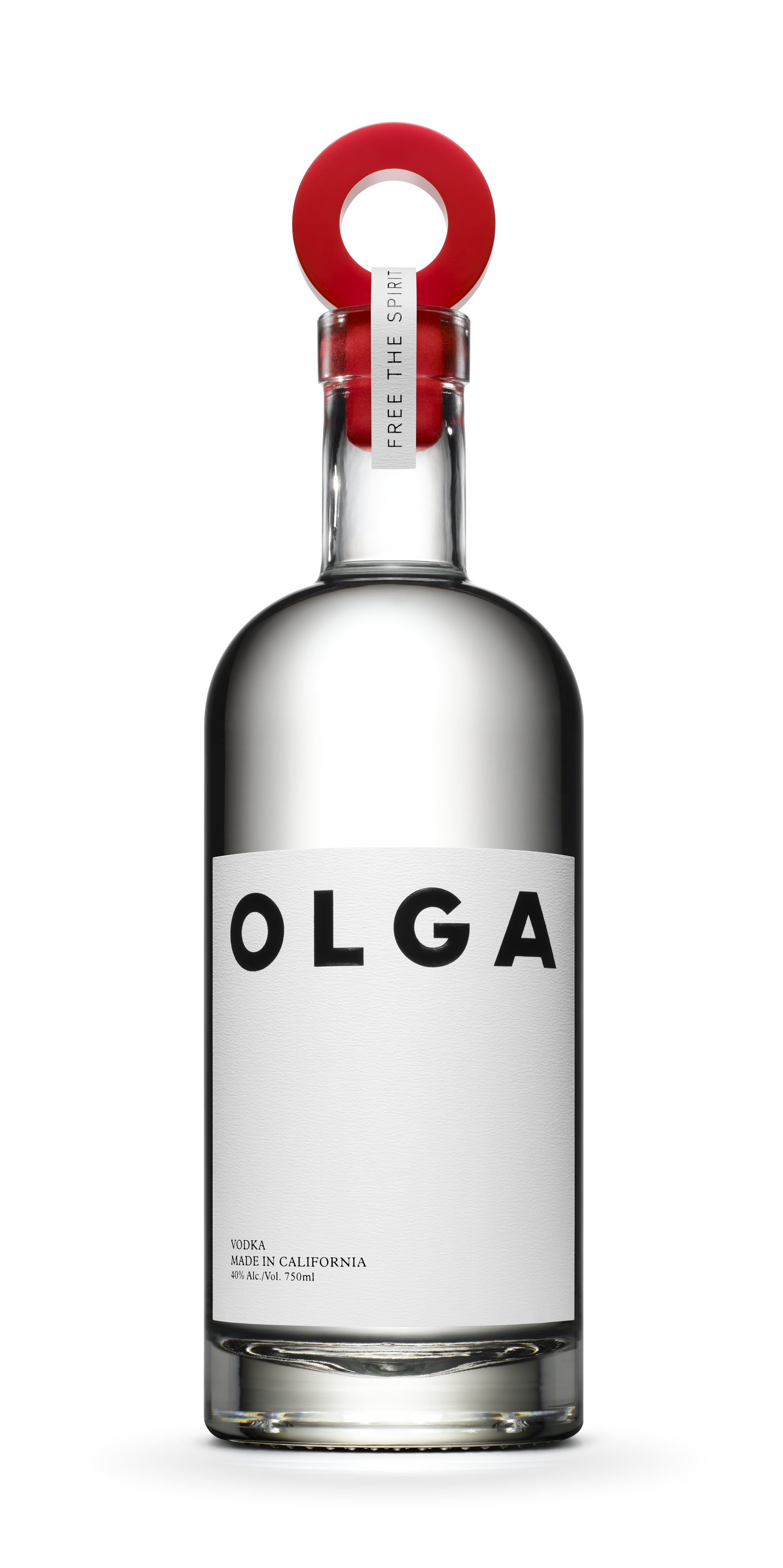 OLGA Vodka bottle